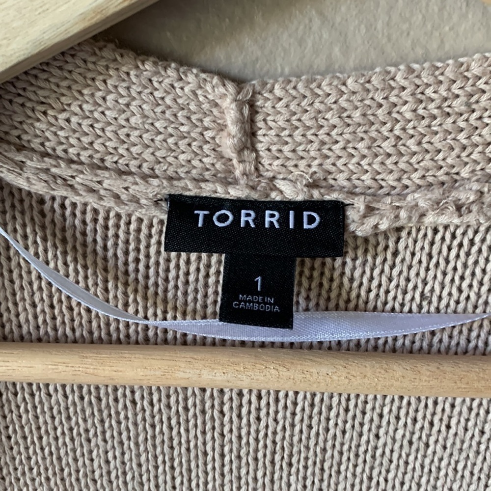 TORRID Gradient Pink Long Sleeve Duster Cardigan - Picture 7 of 12